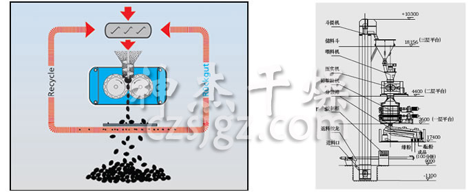 GZL系列干法輾壓造粒機